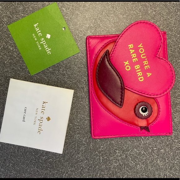 Kate Spade card holder in a classic Valentine - Picture 2 of 4